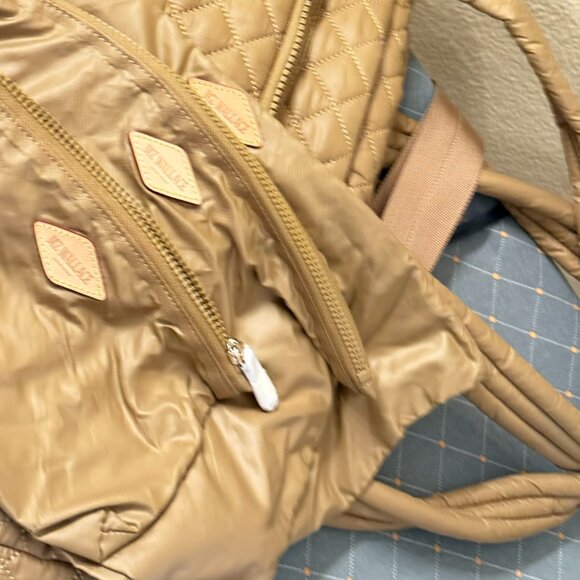 **NWT** MZ Wallace Caramel Large Metro Travel Tote -Stylish & Spacious! - Picture 10 of 10